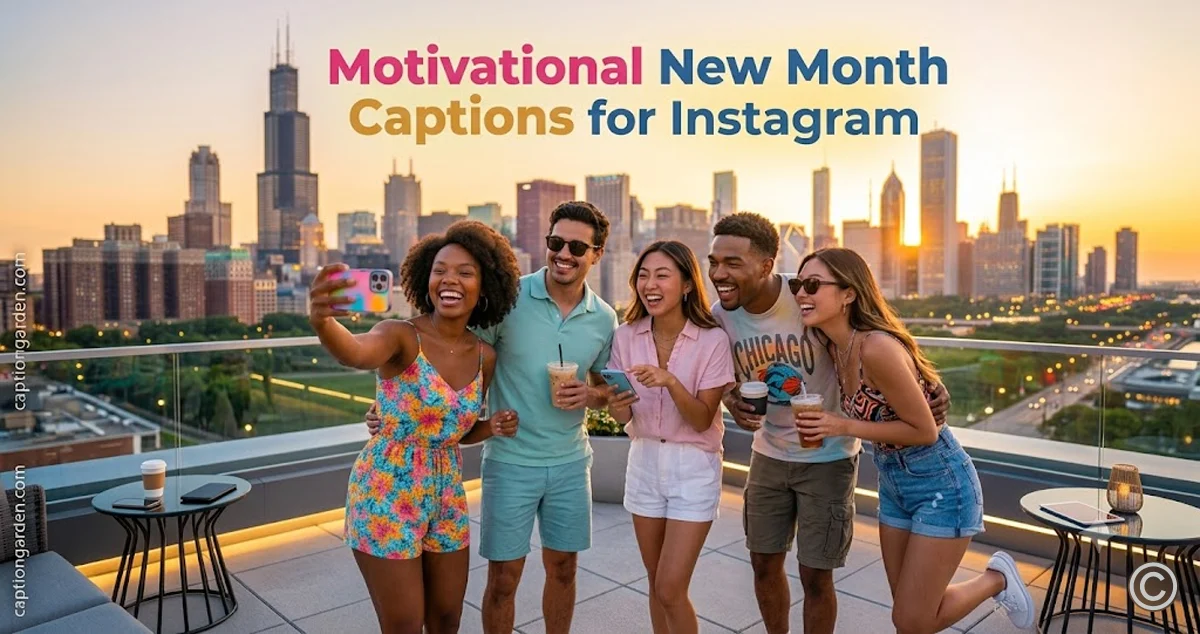 Motivational New Month Captions for Instagram