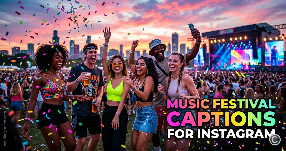Music Festival Captions for Instagram