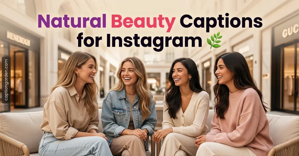 Natural Beauty Captions for Instagram