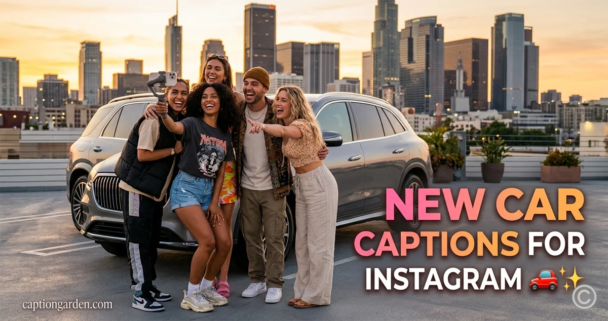 New Car Captions for Instagram