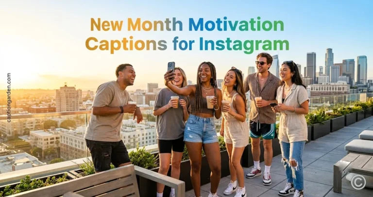 New Month Motivation Captions for Instagram
