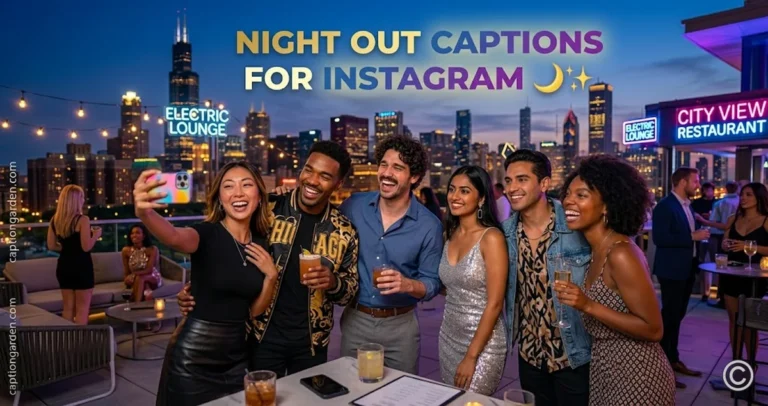 Night Out Captions for Instagram
