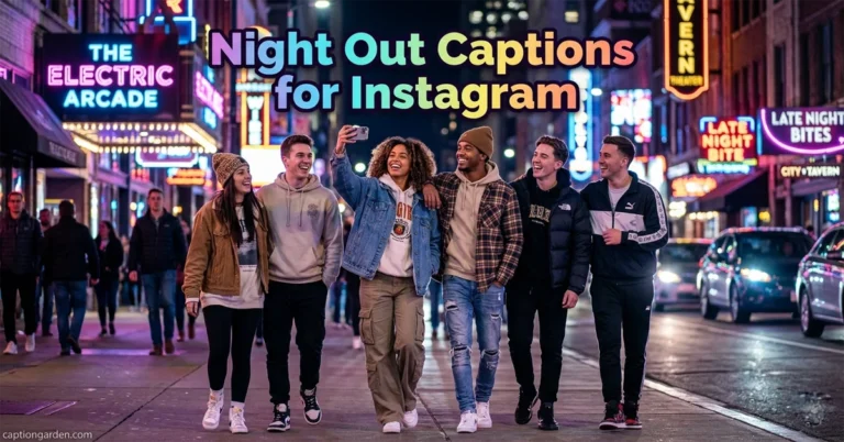 Night out Captions for Instagram