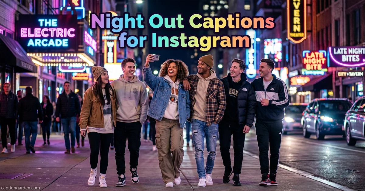 Night out Captions for Instagram