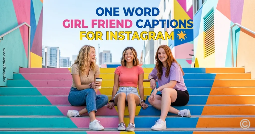One Word Girl Friend Captions for Instagram