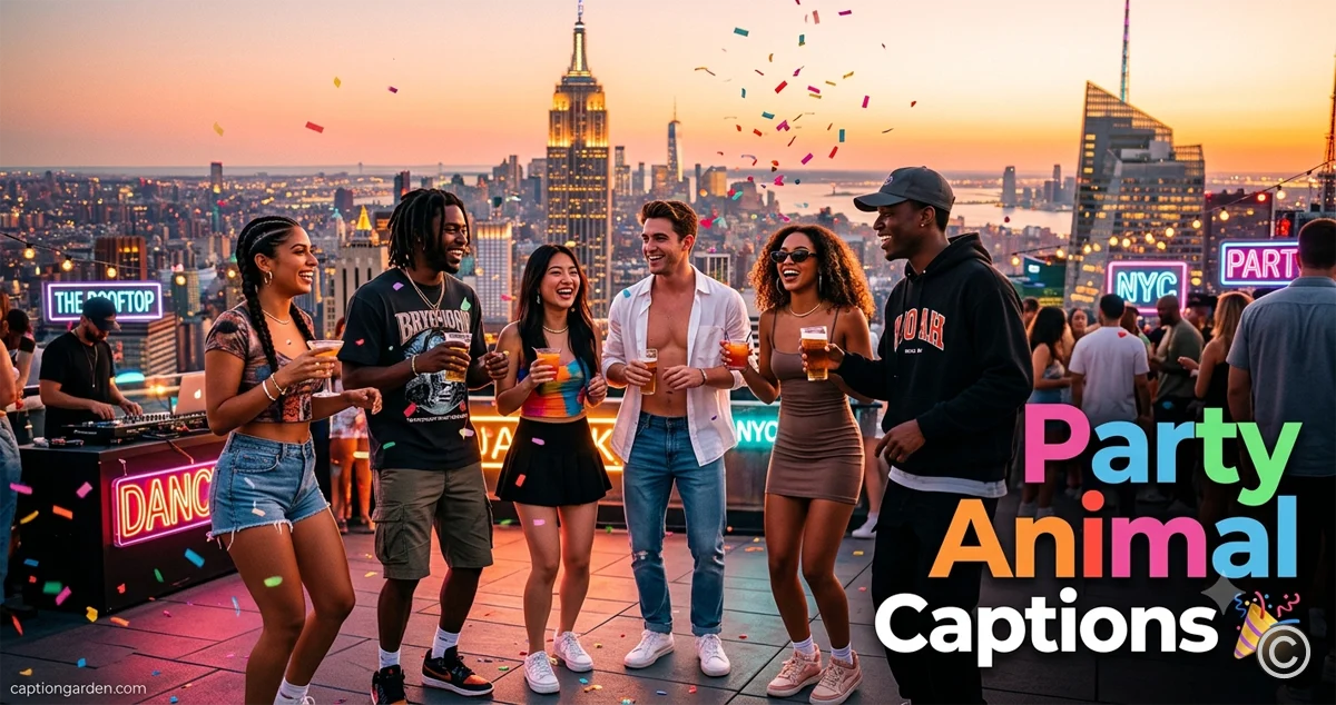 Party Animal Captions