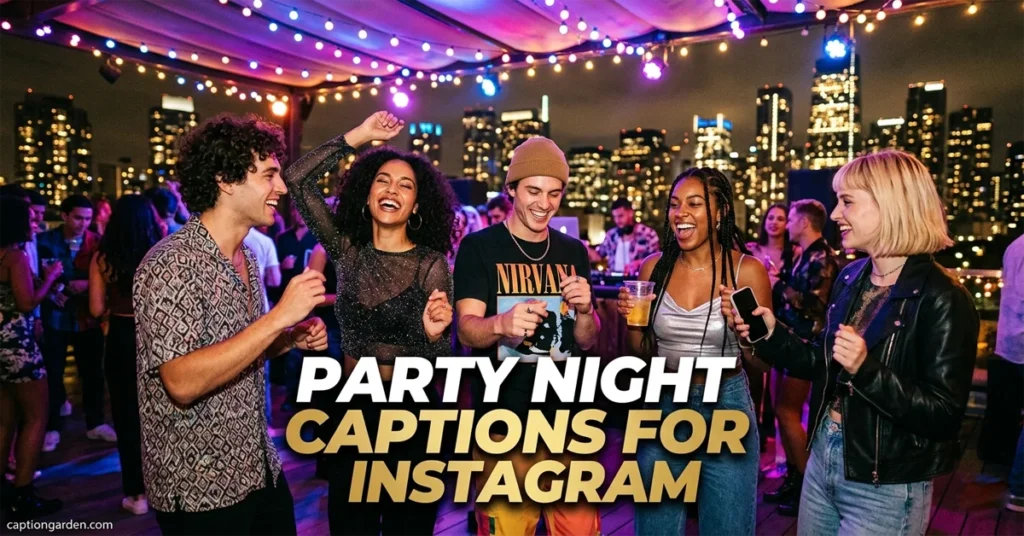 Party Night Captions for Instagram