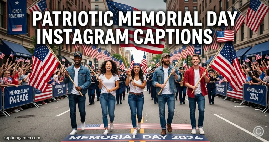 Patriotic Memorial Day Instagram Captions USA