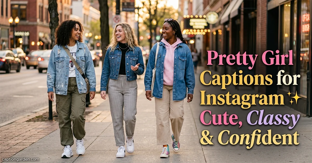 Pretty Girl Captions for Instagram