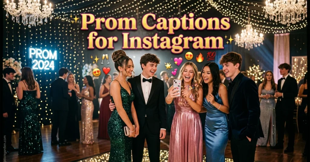 Prom Captions for Instagram