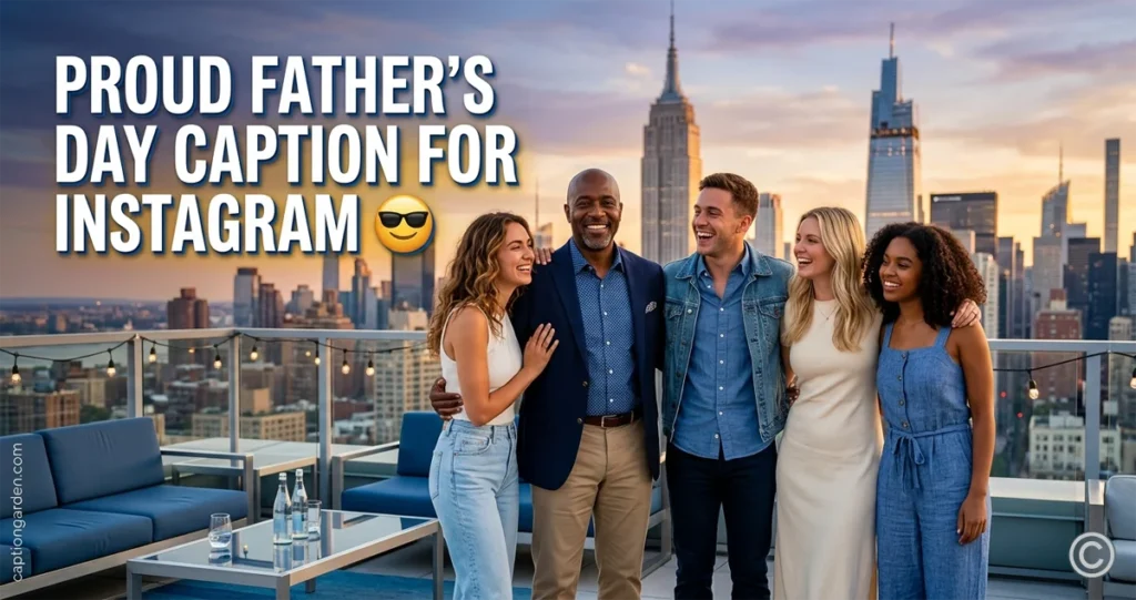 Proud Father's Day Caption for Instagram