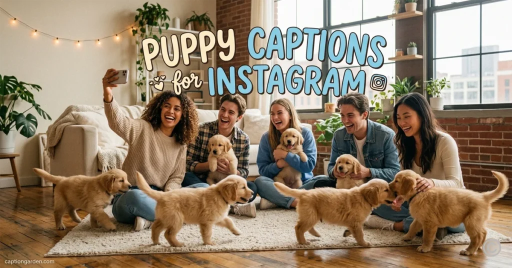 Puppy Captions for Instagram 