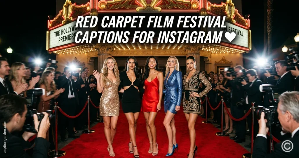 Red Carpet Film Festival Captions for Instagram