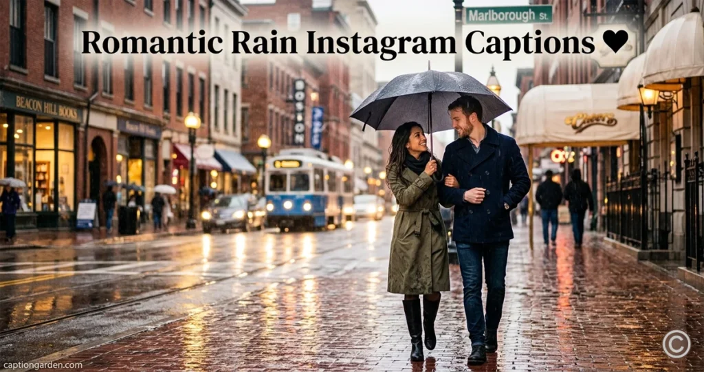Romantic Rain Instagram Captions