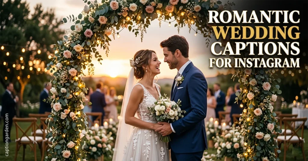 Romantic Wedding Captions for Instagram
