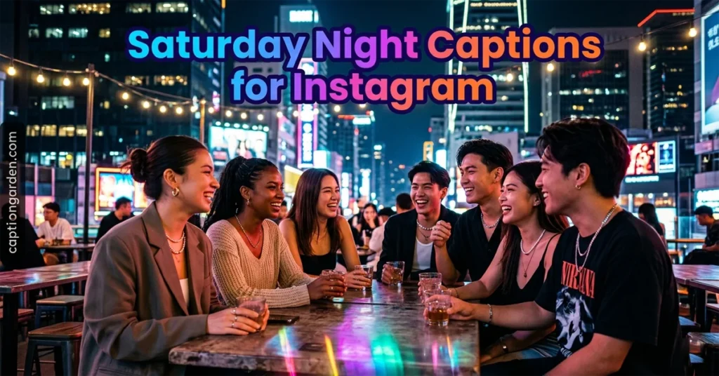 Saturday Night Captions for Instagram