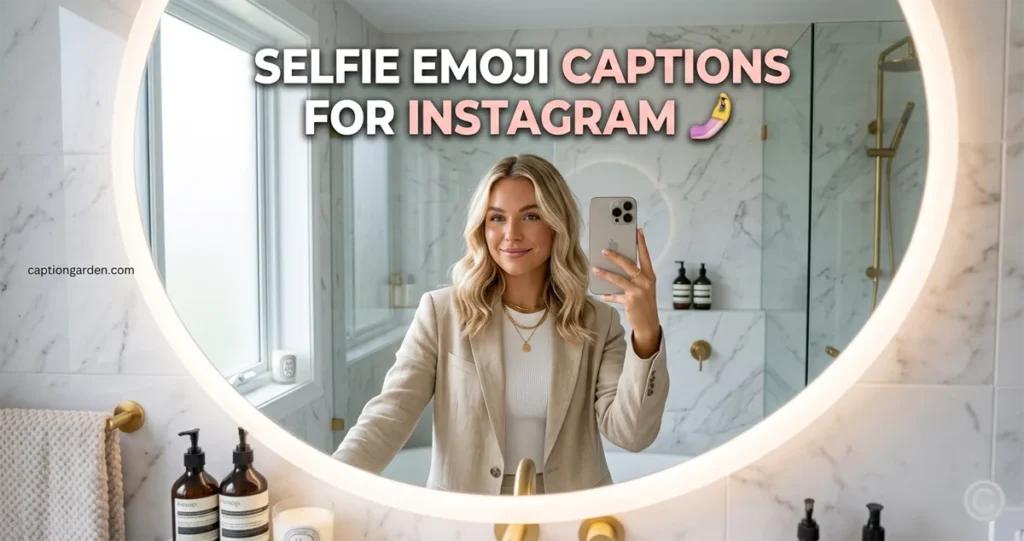 Selfie Emoji Captions for Instagram