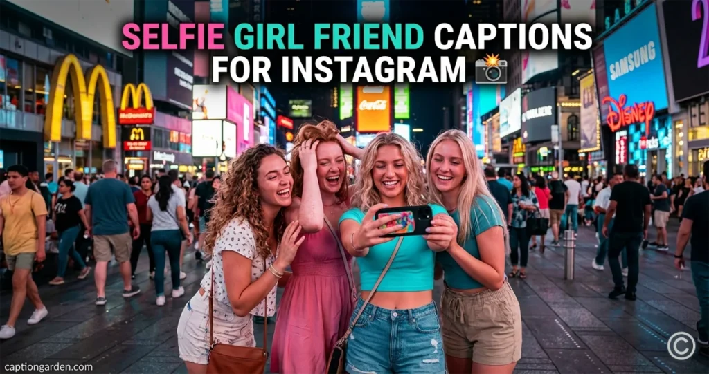 Selfie Girl Friend Captions for Instagram