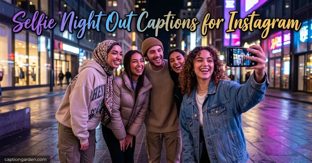 Selfie Night Out Captions for Instagram