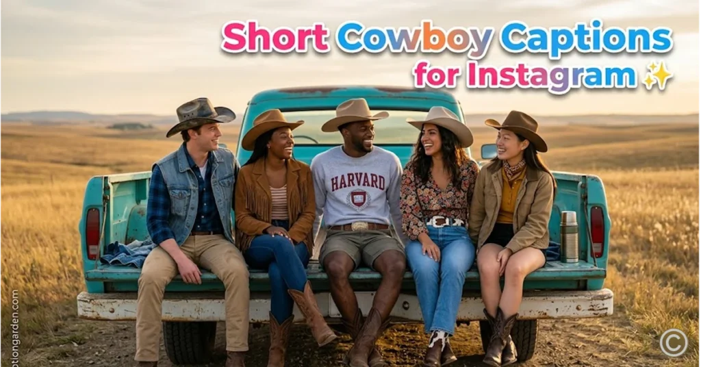 Short Cowboy Captions for Instagram