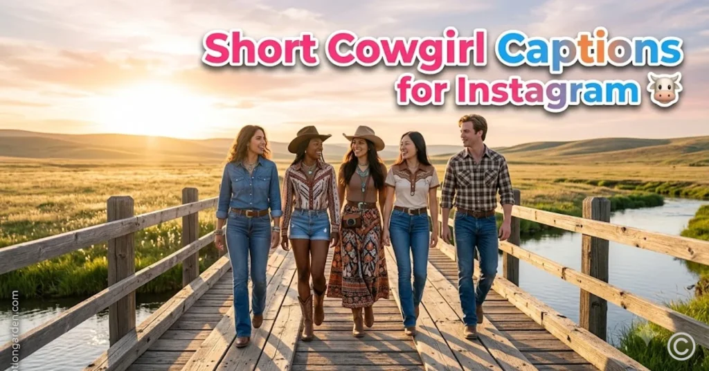 Short Cowgirl Captions for Instagram