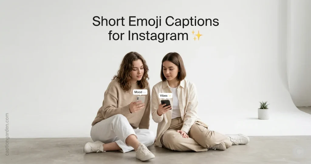 Short Emoji Captions for Instagram