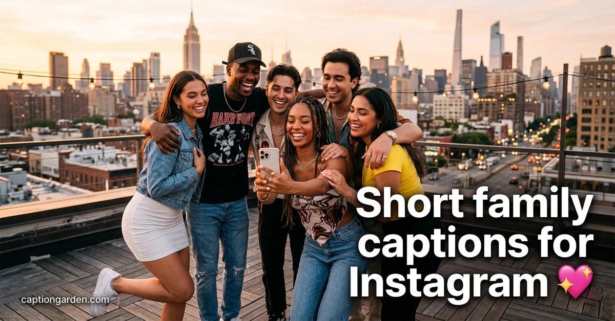 Short Family Captions for Instagram