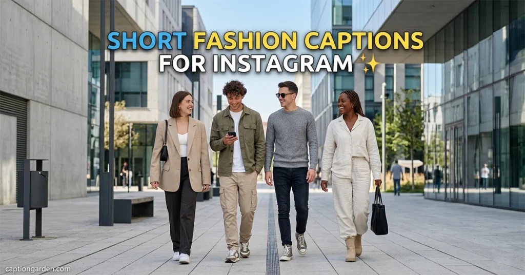 Short Fashion Captions for Instagram