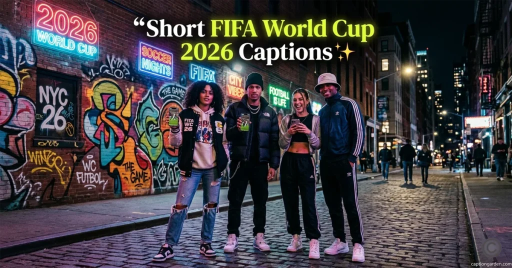 Short FIFA World Cup 2026 Captions