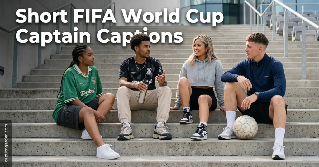 Short FIFA World Cup Captain Captions