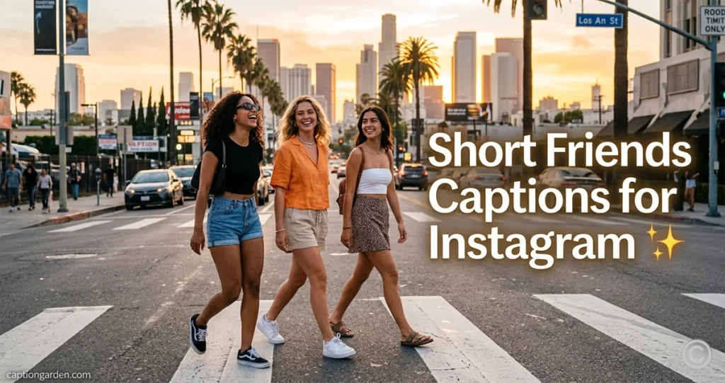 Short Friends Captions for Instagram