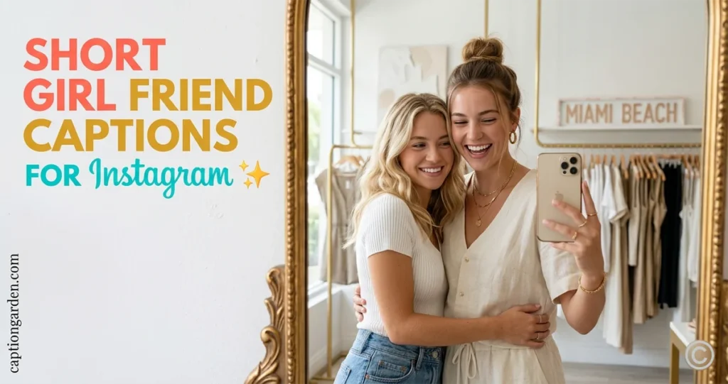 Short Girl Friend Captions for Instagram