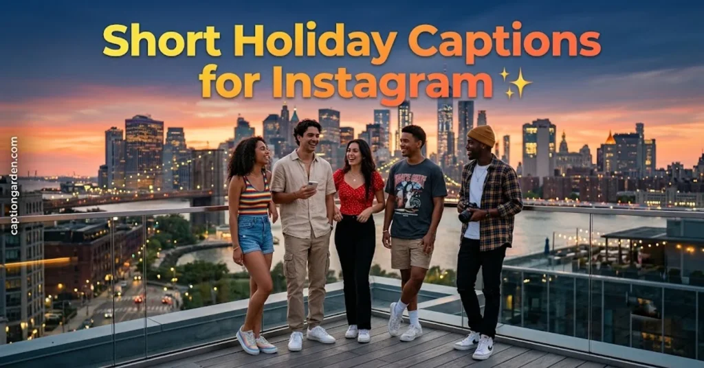 Short Holiday Captions for Instagram
