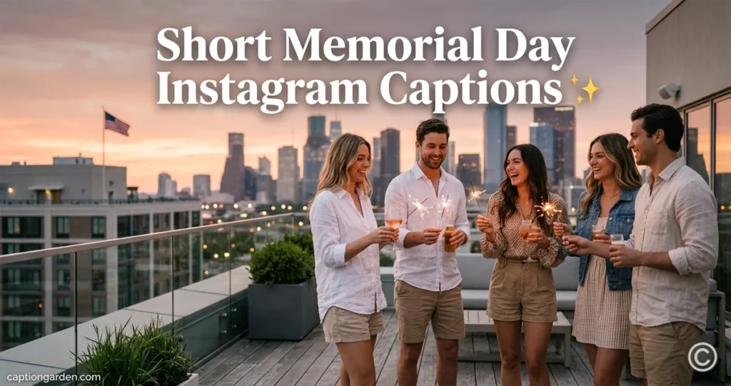 Short Memorial Day Instagram Captions