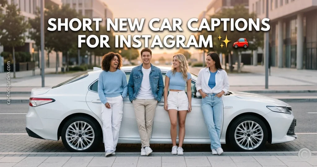 Short New Car Captions for Instagram 