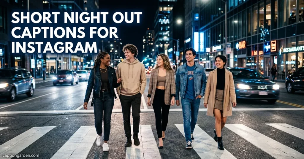 Short Night Out Captions for Instagram