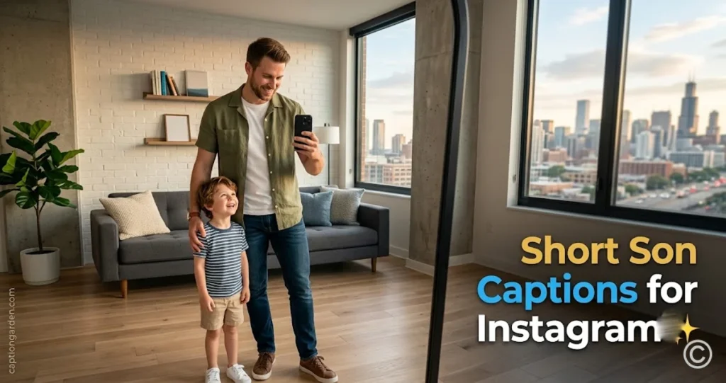Short Son Captions for Instagram