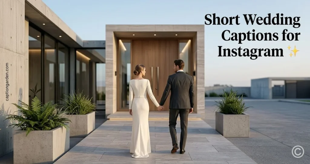 Short Wedding Captions for Instagram