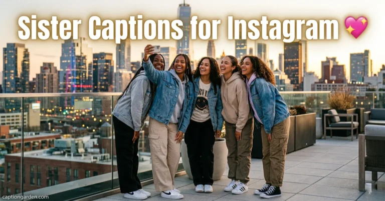 Cute Sister Captions for Instagram
