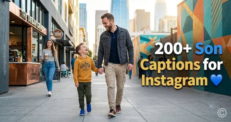 Son Captions for Instagram