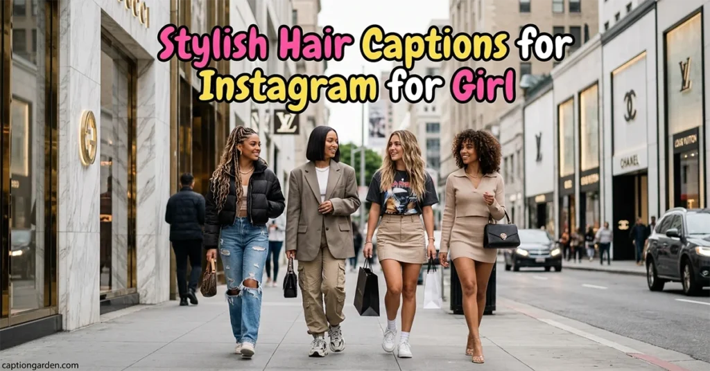 Stylish Hair Captions for Instagram for Girl