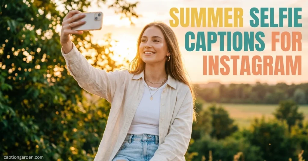 Summer Selfie Captions for Instagram