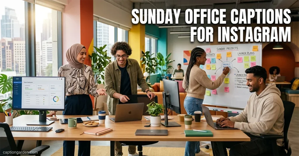Sunday Office Captions for Instagram