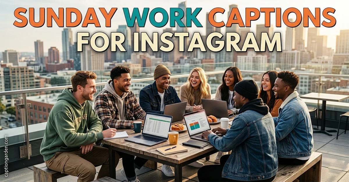 Sunday Work Captions for Instagram