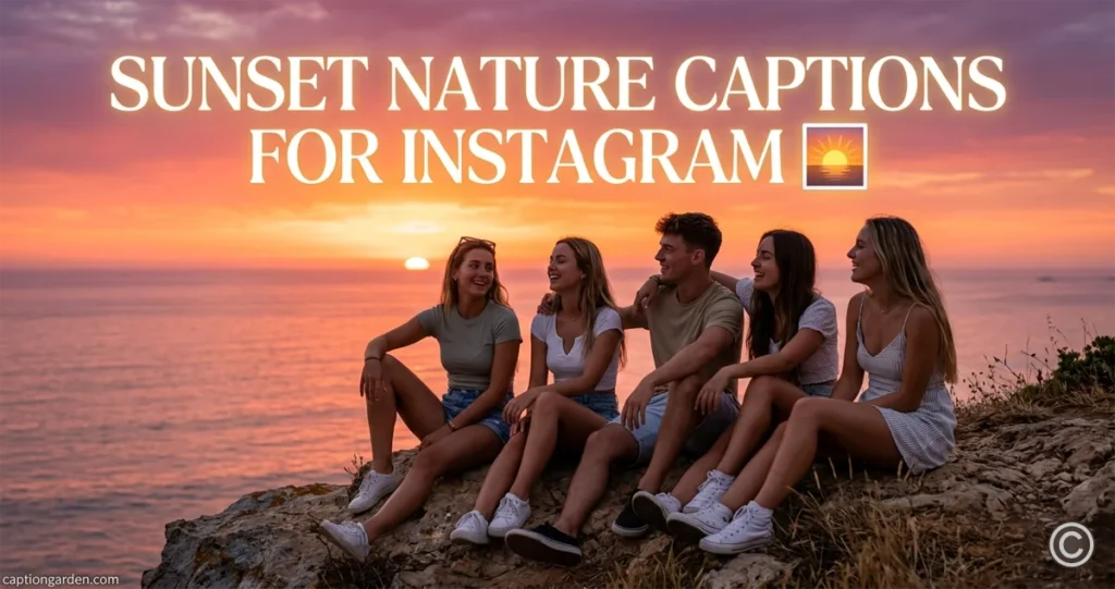Sunset Nature Captions for Instagram