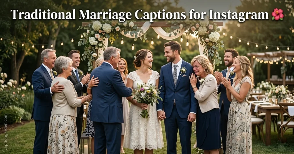 Traditional Marriage Captions for Instagram 