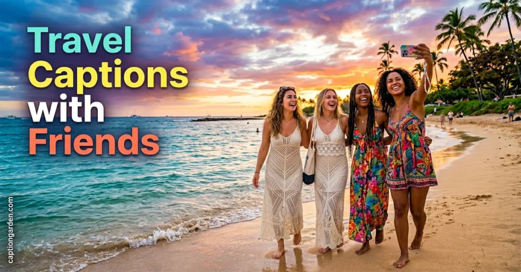 Travel Captions with Friends