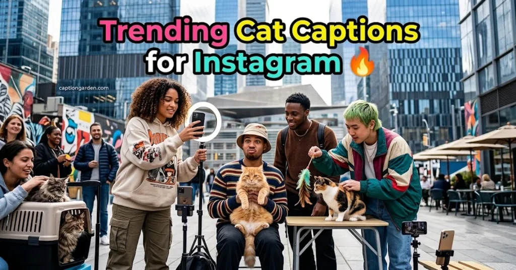 Trending Cat Captions for Instagram