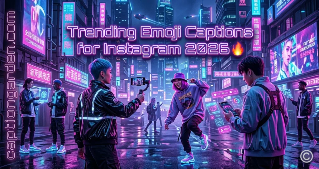 Trending Emoji Captions for Instagram 2026