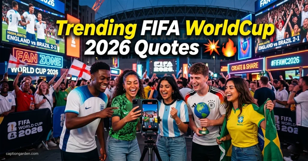 Trending FIFA World Cup 2026 Quotes